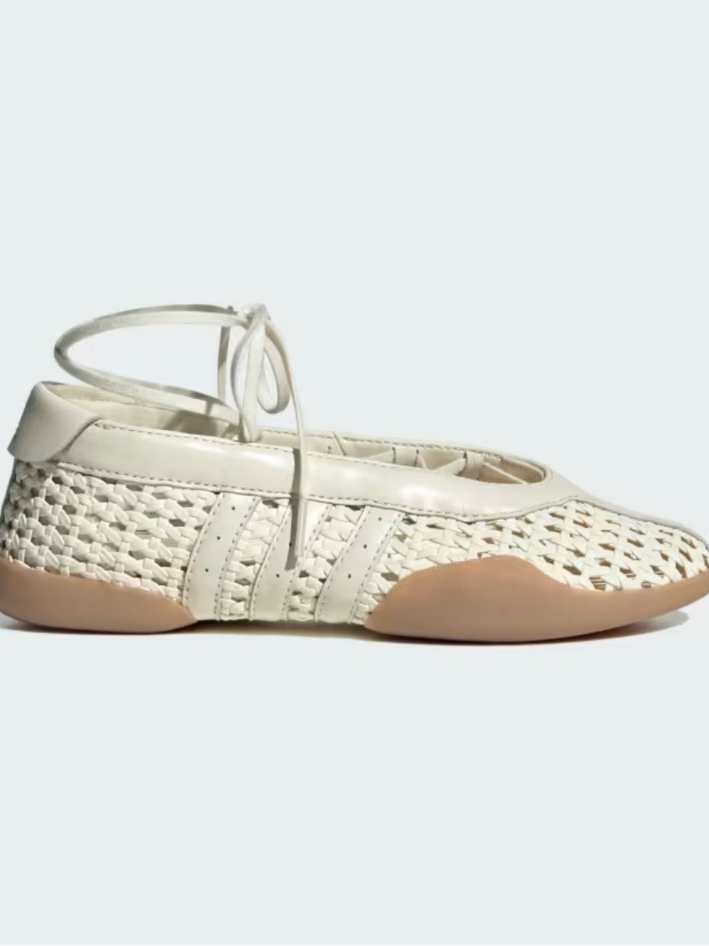 Adidas taekwondo Mei ballet flats woven cream